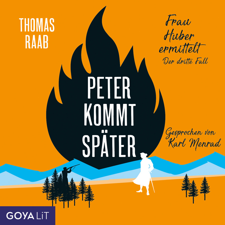 Cover Peter kommt später (Frau Huber ermittelt, Band 3)